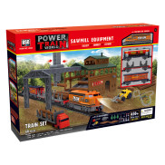 POWER TRAIN Товарен влак с дъскорезница