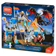 MEGA CONSTRUX WORLD Конструктор нападението на дракона 238ч.