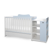 LORELLI Classic Трансформиращо се легло 82/190 см. MULTI БЯЛО/BABY BLUE