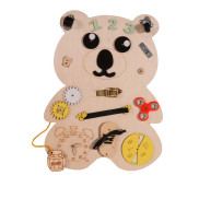 МОНИ Дървена дъска тип Монтесори BEAR