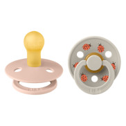 BIBS Залъгалки 2 бр. каучук 0-6 м. COLOUR PIN LADYBUG/BLUSH
