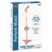 Little Singer Микрофон на стойка Розов