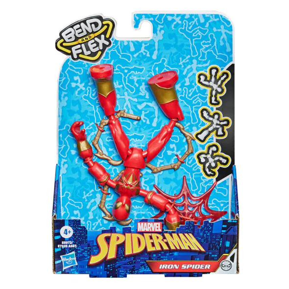 Hasbro Spider-Man Bend And Flex, Action Figure Flex Rider Spider-Man