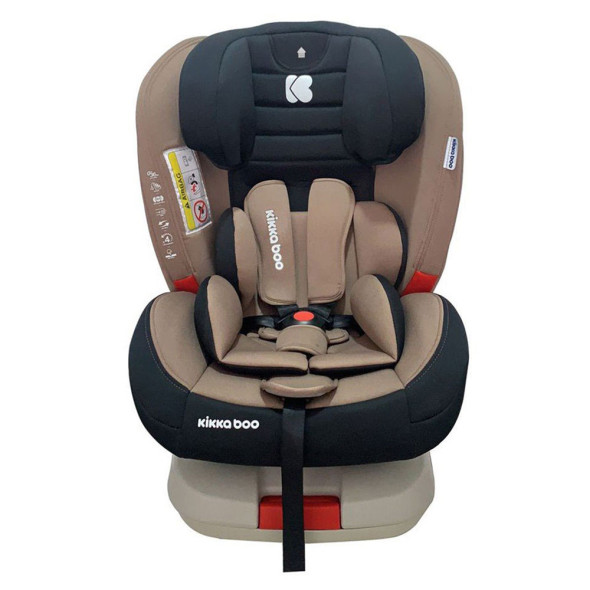 KIKKA BOO Стол за кола 0-36 STRONG ISOFIX BEIGE ХИПОЛЕНД