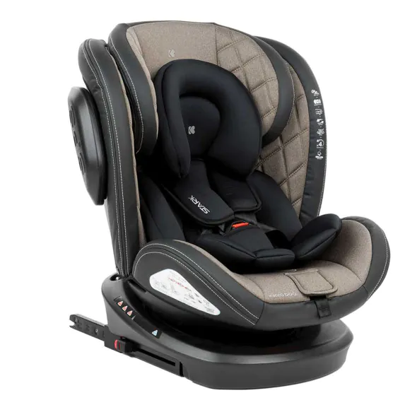 KIKKA BOO Стол за кола 0-36 STARK ISOFIX 360° BEIGE ХИПОЛЕНД