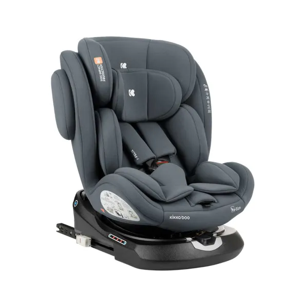KIKKA BOO Стол за кола I-SIZE I-FELIX 360° ISOFIX (40-150 см) DARK