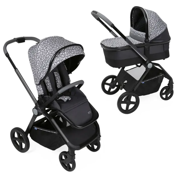 CHICCO Комбинирана количка 2в1 MYSA CHARMING GREY