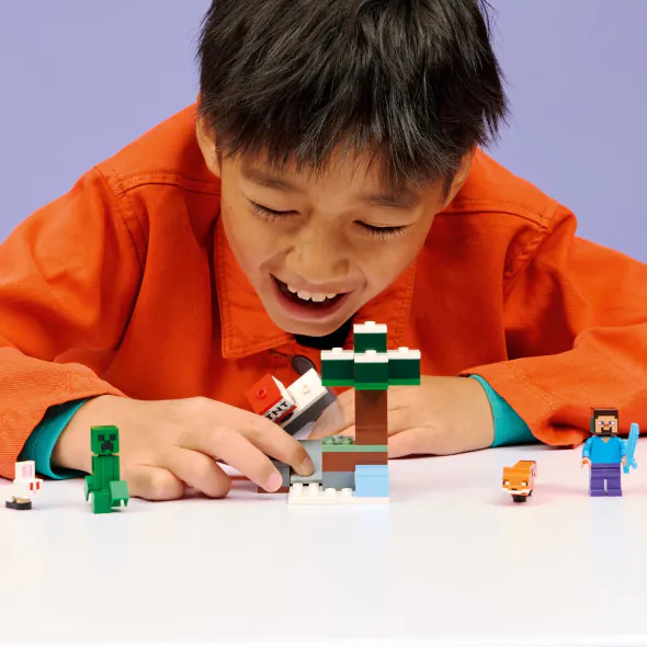 LEGO Minecraft Приключението на Стив в тайгата 21583 | ХИПОЛЕНД