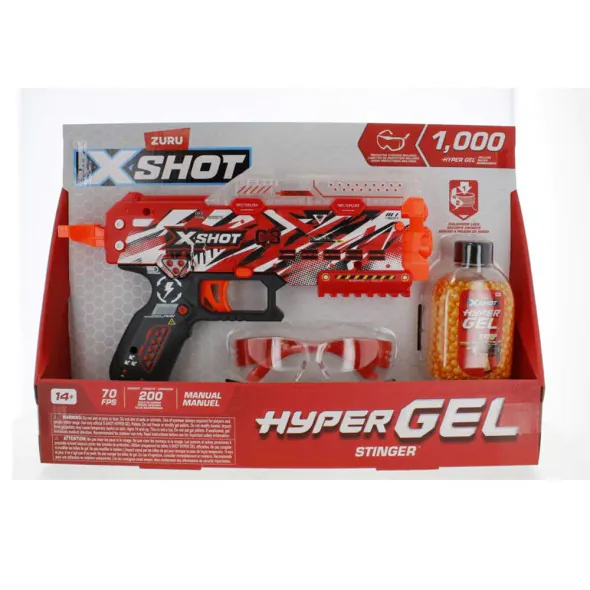 X Shot HYPER GEL Бластер с 1000 гел топчета Stinger | ХИПОЛЕНД
