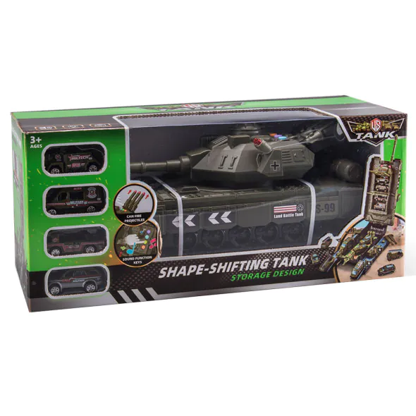 Werthy2nd SKIN TANK 完売 ブラックS 新品 Shape Shifting Трансформиращ се танк с военни машини | ХИПОЛЕНД