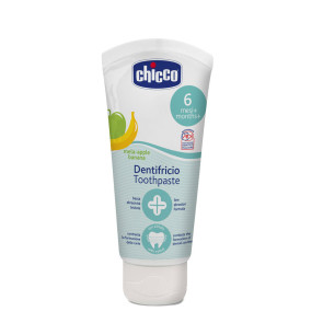 CHICCO Плодова паста за зъби 50 мл.БАНАН И ЯБЪЛКА