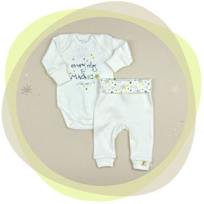 Сет бебешко боди с потури MAGIC 56-74