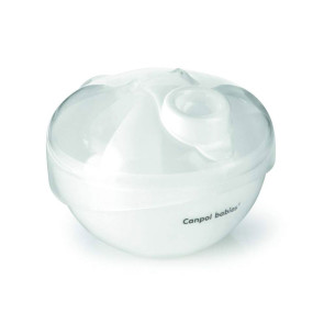 CANPOL Кутия-дозатор за съхранение на сухо мляко БЯЛА