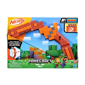 NERF Minecraft лък с 8 стрели