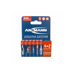 Алкална батерия LR03/ААА ANS 4+2 