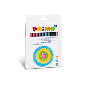 Primo Цветни флумастери 12 цвята