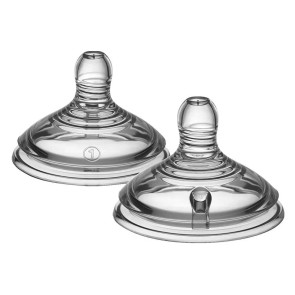 TOMMEE TIPPEE Биберон 2 бр. 0+м NATURAL START SLOW 1 капкa