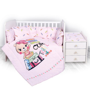 LORELLI Classic Голям сет за Тренд от 5 части РАНФОРС ПЪТУВАНЕ РОЗОВ