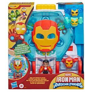 HASBRO Iron man Комплект с фигурка щабът на Железния човек