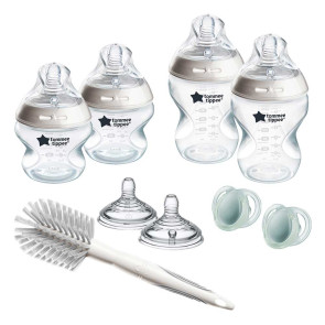 TOMMEE TIPPEE К-кт шишета за новородено NATURAL START + четка за шишета