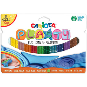 Carioca Пластилин Plasty 12 цвята