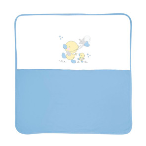 LORELLI Classic Пелена от памучно трико 90x90 ZA ZA СИНЯ