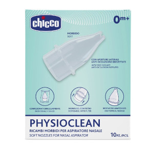 CHICCO Меки накрайници за физиологичен аспиратор за нос