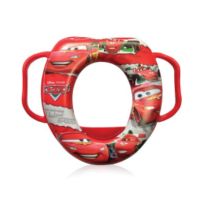 LORELLI Мека седалка за тоалетна чиния с дръжки Disney Cars