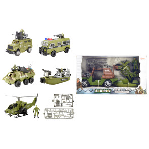 TTOYS Комплект армейски машини с фрикция