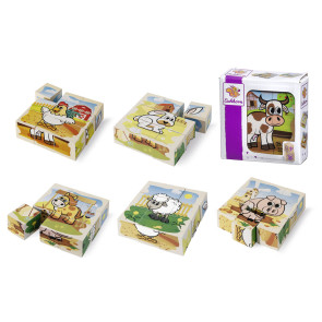 EICHHORN Дървени кубчета - Фермерски животни