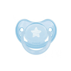 CANPOL Анатомична силиконова залъгалка 6-18 м PASTELOVE