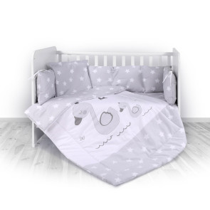 LORELLI Classic Голям сет за Тренд от 5 части РАНФОРС ЛЕБЕДОВО СИВ