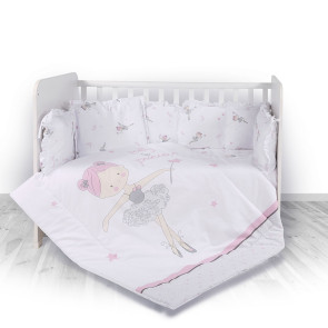 LORELLI Classic Сет Лили от 5 части за легло 60/120 см. РАНФОРС БАЛЕТ РОЗОВ