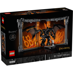 LEGO Icons Властелинът на пръстените Балрог, миниатюра на библиотека 10367