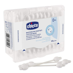 CHICCO N0621 Клечки за уши с ограничител 60 броя
