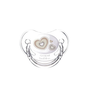 CANPOL Анатомична силиконова залъгалка 0-6 м БЕЖОВ