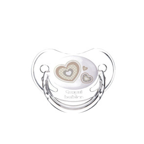 CANPOL Анатомична силиконова залъгалка 6-18 м БЕЖОВ