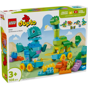 LEGO Duplo Town Динозаври на колела 3 в 1 10451