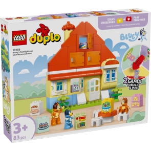 LEGO Duplo Bluey Семейната къща на Блуи с игра на запомняне 10459