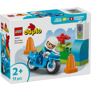 LEGO Duplo Town Син полицейски мотоциклет 10471