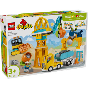 LEGO Duplo Town Строителна площадка и машини 3 в 1 10476