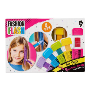 Fashion Flash Тебешири за коса 5 цвята 
