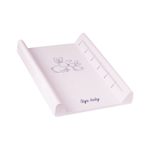 CHIPOLINO TEGA BABY Подложка за повиване ЗАЙЧЕТА РОЗОВА