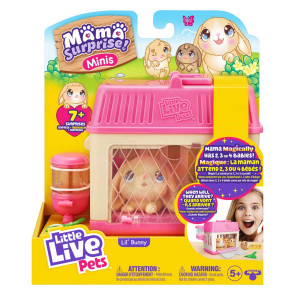 Little Live Pets Къщичка със зайче и бебета изненади Mama Surprise Minis