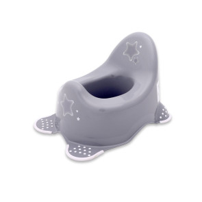 LORELLI Classic Анатомично детско гърне STARS СИВО