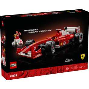 LEGO Icons Ferrari F2004 и Michael Schumacher 11375