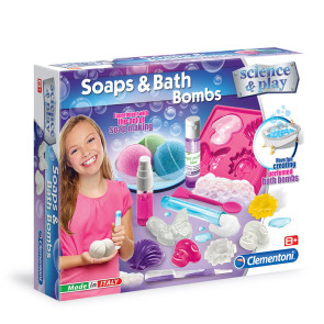 CLEMENTONI Лаборатория за сапуни и пенливи бомбички SCIENCE PLAY