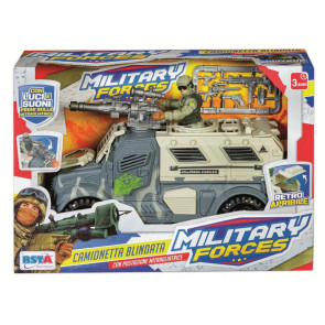 RSTOYS Бронирана кола с фигура войник звук и светлина