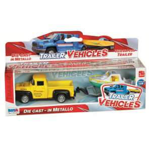 RSTOYS Пикап с ремарке 1:49