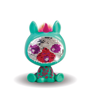 ZEQUINS Мини животинче с променящо се личице с пайети СЕРИЯ 1 SPARKLE POWER